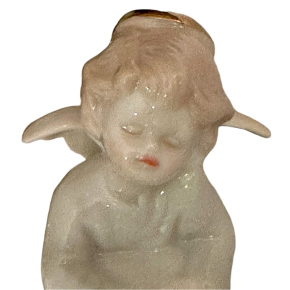 Vtg 1990 Russ Berrie Marbella ‘Angel dressed in Blue” Clip-on Christmas Ornament - Picture 2 of 8